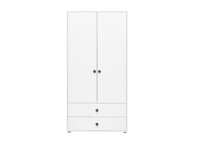 Wardrobe, 2 doors + 2 drawers