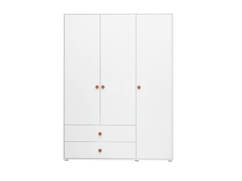 Wardrobe, 3 doors + 2 drawers