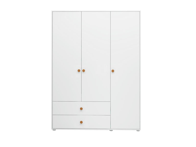 Wardrobe, 3 doors + 2 drawers