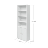 Maxi bookcase, 2 doors