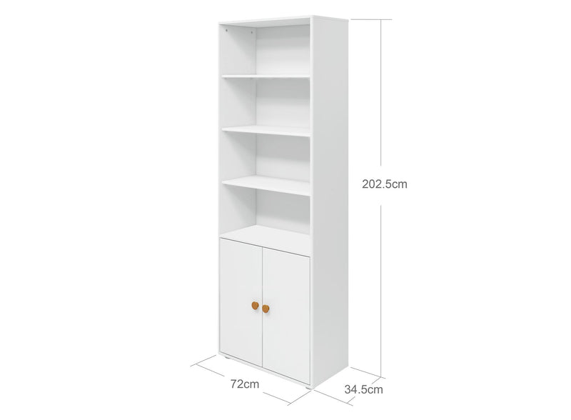 Maxi bookcase, 2 doors