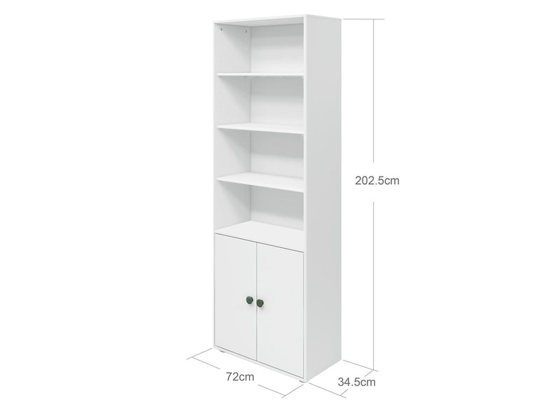 Maxi bookcase, 2 doors