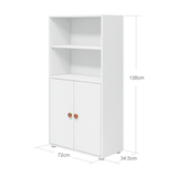Midi bookcase, 2 doors
