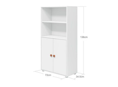 Midi bookcase, 2 doors