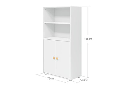 Midi bookcase, 2 doors