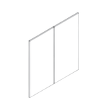 Door for Cupboard or Shelf 2 pcs