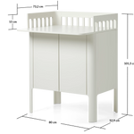 Changing Table, 73.2x80 cm, Cream BABY fb03-changing-table-cream  flexa-com.myshopify.com