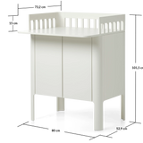 Changing Table, 73.2x80 cm, Cream BABY fb03-changing-table-cream  flexa-com.myshopify.com