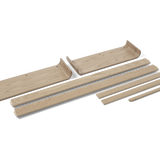 Conversion Kit from Baby to Junior Bed, NOVA 70x150 cm, Oak COLLI junior-bed-parts-oak  flexa-com.myshopify.com