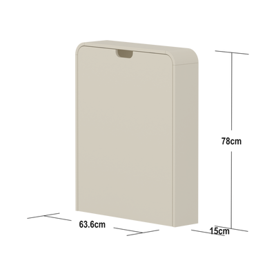 Wall Hanging Changing Unit, Cream