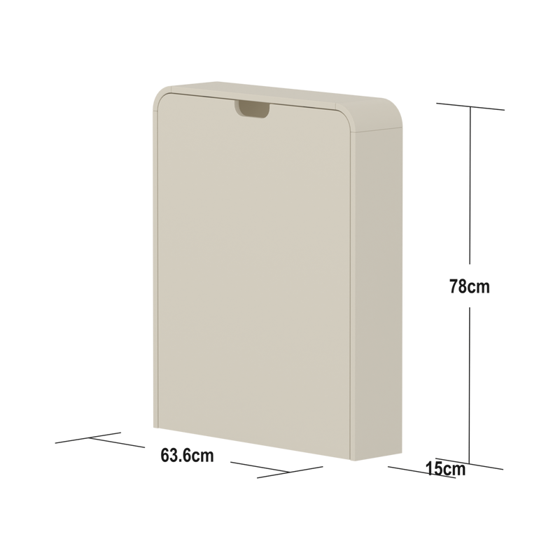 Wall Hanging Changing Unit, Cream