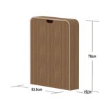 Wall Hanging Changing Unit, Oak