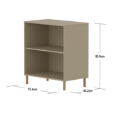 SAGA Shelf unit, 1 shelf, Beige