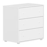 SAGA Chest, 3 drawer, White