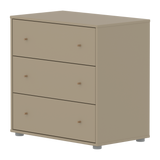 SAGA Kast, 3 lades, Eiken knoppen, Oat