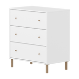 SAGA Chest, 3 drawer, White