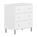 SAGA Chest, 3 drawer, White