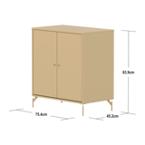 SAGA Schrank, 2 Türen, Oat
