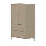 SAGA Cupboard, 2 door & 2 drawer, Beige