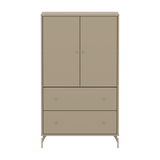 SAGA Cupboard, 2 door & 2 drawer, Beige