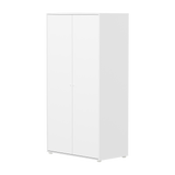 Armario SAGA, 2 puertas, Pomos Blancos, Blanco