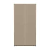 SAGA Armoire, 2 portes, Boutons Oat, Oat avec Rainures