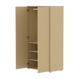 SAGA Wardrobe, 2 door, Sand with grooves