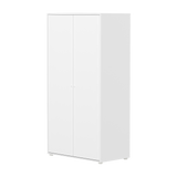 Armario SAGA, 2 puertas, Pomos Blancos, Ranuras Blancas