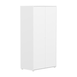 Armario SAGA, 2 puertas, Pomos Blancos, Ranuras Blancas