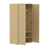 SAGA Wardrobe, 2 door, Sand with grooves