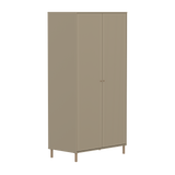 SAGA Wardrobe, 2 door, Beige with grooves