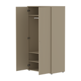 SAGA Wardrobe, 2 door, Beige with grooves