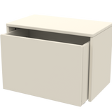 DOTS Storage bench 3-in-1, MDF, Cream