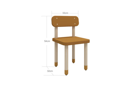 Chair with backrest