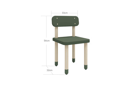 Chair with backrest