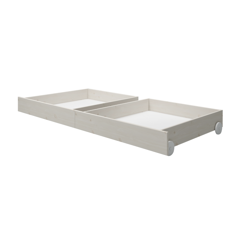 Drawers for Single- and Bunk-Bed, White