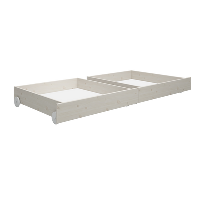 Drawers for Single- and Bunk-Bed, White