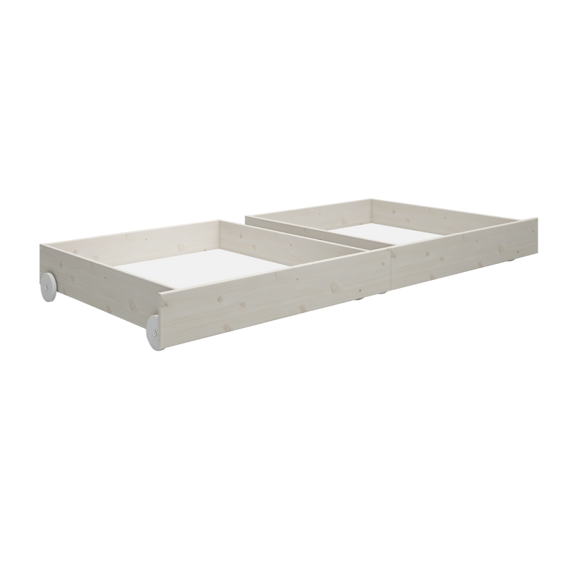Drawers for Single- and Bunk-Bed, White