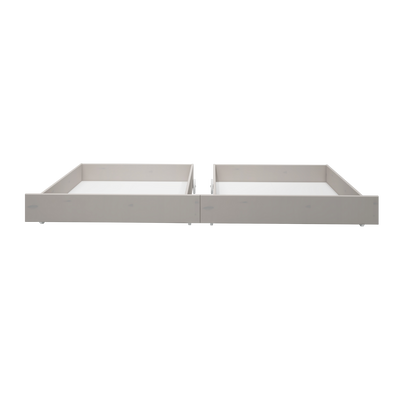 Cajones para cama individual y litera, Gris