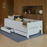 Bed Drawers, 2 pcs, 90x200 cm, White