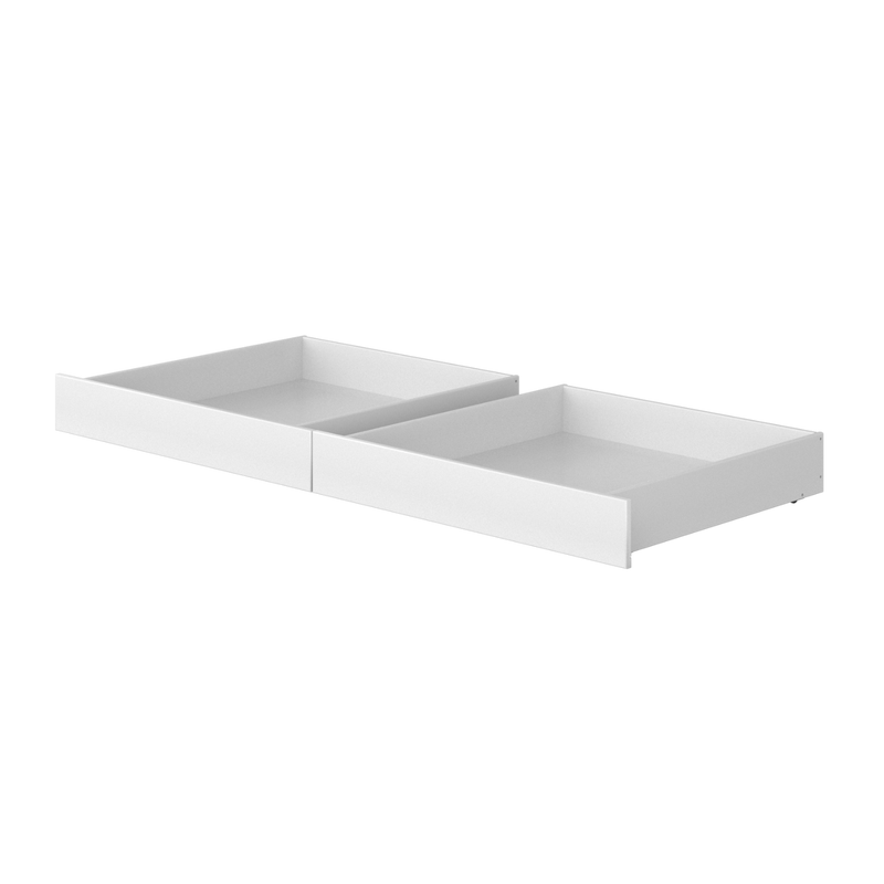 WHITE & NOR Bed drawers, 2 pcs., White