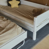 Uittrekbed, 90x190 cm, Wit