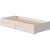 Pull-out Bed with Storage, 90x190 cm, White ACCESSORIES pull-out-bed-white-washed-3  flexa-com.myshopify.com