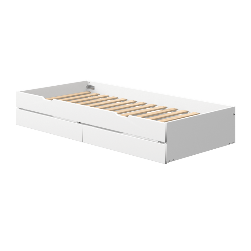 NOR Trundle Pull-out Bed, White