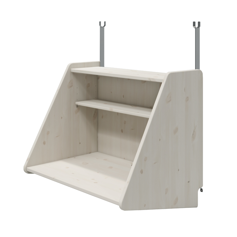 Bureau à clipser pour lits hauts, Blanc