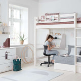 Click-on Desk for High-Beds, White