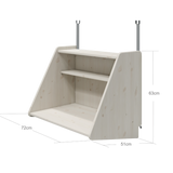Click-on Desk for High-Beds, White
