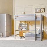 Click-on Desk for High-Beds, Grey