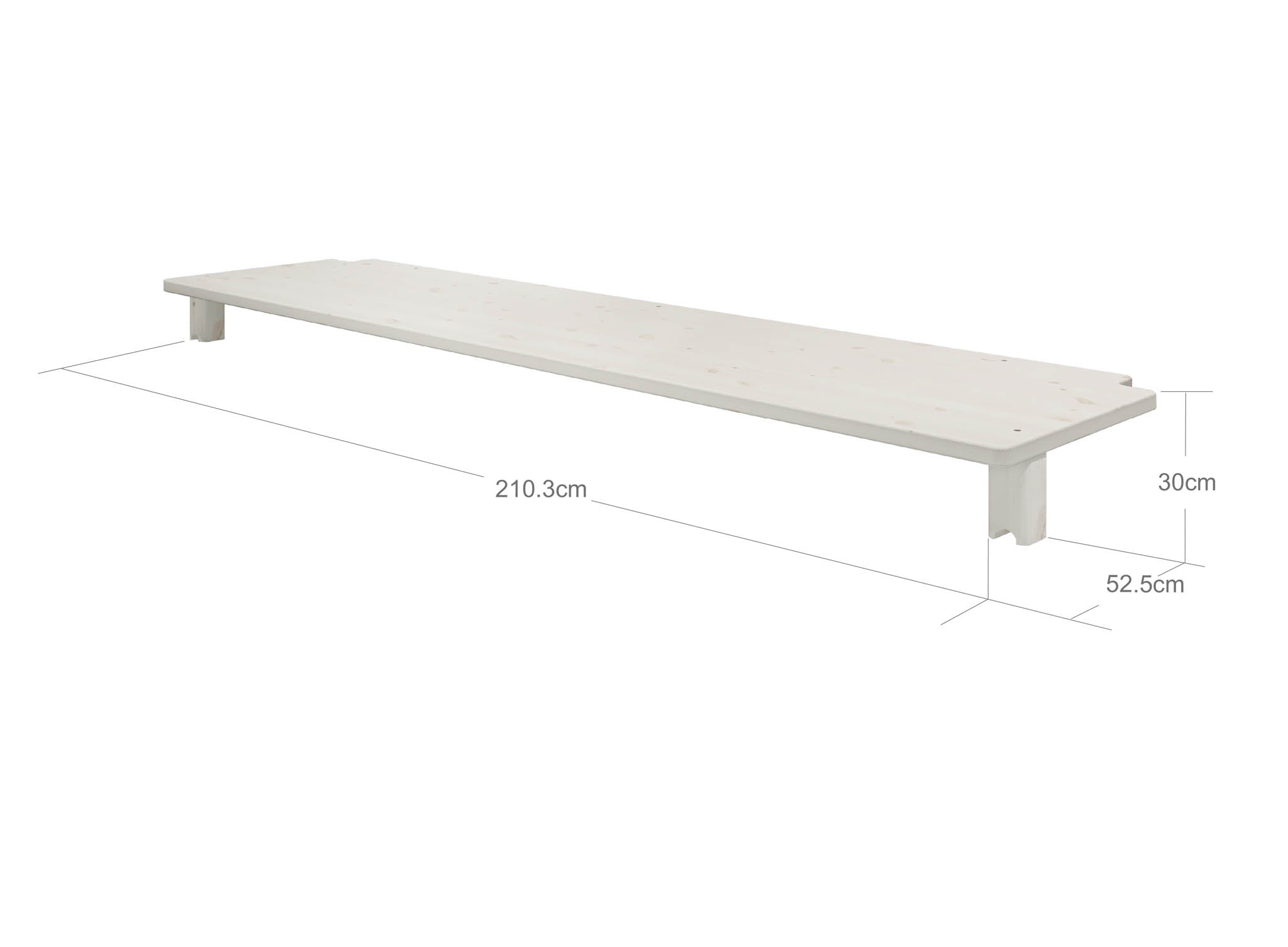 Cama alta con escritorio BLOG 200x90 cm