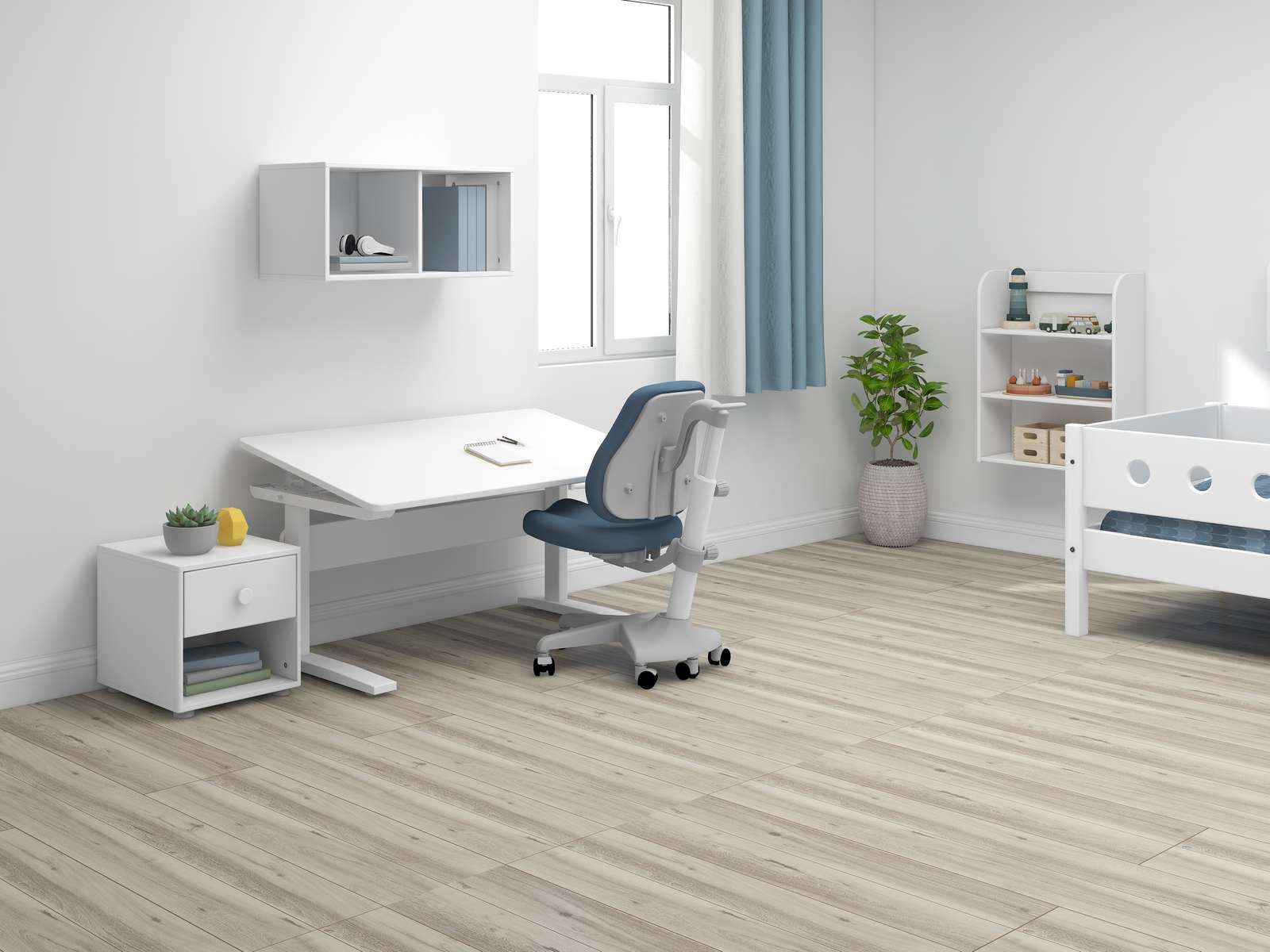 Multifunctionele Kinderbureau En Stoelset, In Hoogte Verstelbare Kinderen School Bureau Kind Met Tilt Desktop Storage Lade En Reading Stand For Jongens En Meisjes (Color : Blue, Size : Hand lift Multifunctionele Kinderbureau En Stoelset, In Hoogte Verstelbare Kinderen School Bureau Kind Met Tilt Desktop Storage Lade En Reading Stand For Jongens En Meisjes (Color : Blue, Size : Hand lift